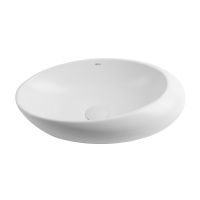 Раковина накладная ABBER Bequem AC2107MW белая матовая схема 4 Раковина накладная ABBER Bequem AC2107MW белая матовая схема 4