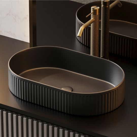 Раковина накладная ABBER Bequem AC2116MB черная матовая схема 4 Раковина накладная ABBER Bequem AC2116MB черная матовая схема 4