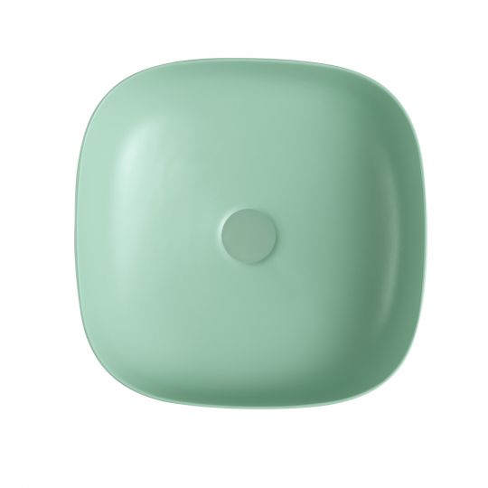 Раковина накладная ABBER Rechteck AC2217MBG зеленая матовая схема 3 Раковина накладная ABBER Rechteck AC2217MBG зеленая матовая схема 3