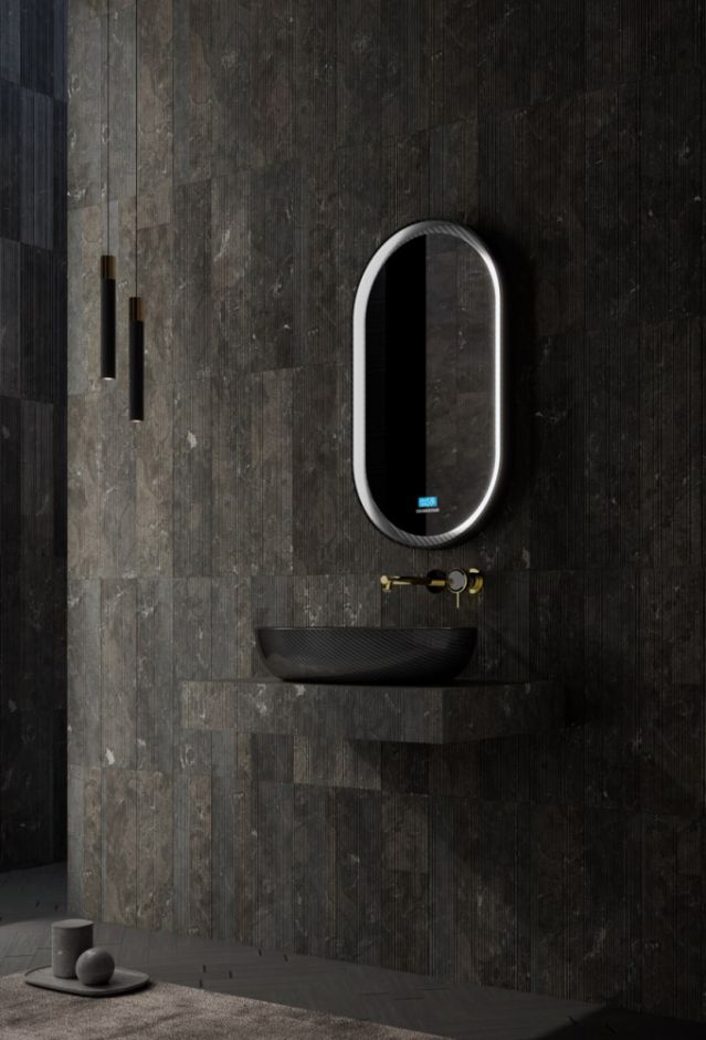 Овальная накладная карбоновая раковина ABBER Karbon AK2041 ФОТО