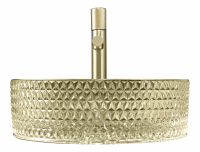 Раковина накладная стеклянная ABBER Glas AK2301GG золото схема 4 Раковина накладная стеклянная ABBER Glas AK2301GG золото схема 4