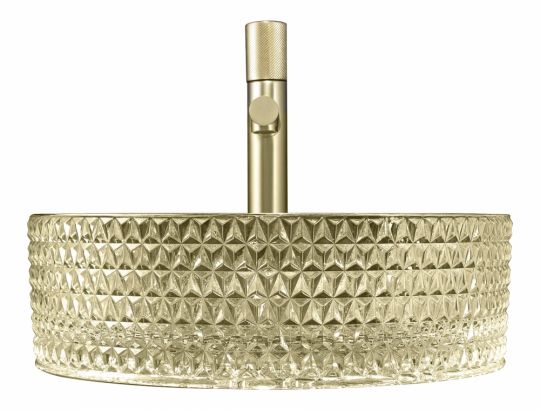 Раковина накладная стеклянная ABBER Glas AK2301GG золото схема 4 Раковина накладная стеклянная ABBER Glas AK2301GG золото схема 4