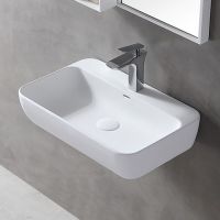 Раковина подвесная ABBER Stein AS2654 белая матовая схема 1 Раковина подвесная ABBER Stein AS2654 белая матовая схема 1