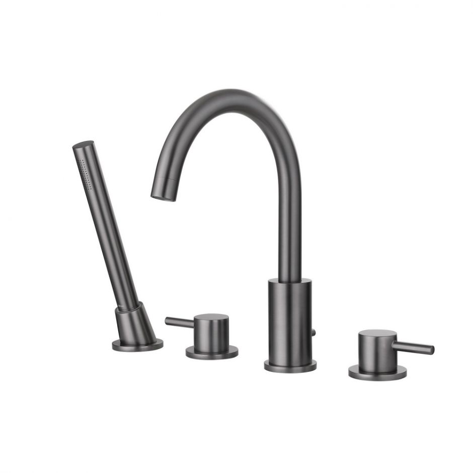 Изображение Смеситель ABBER Wasser Kreis AF8113NG на борт ванны, никель