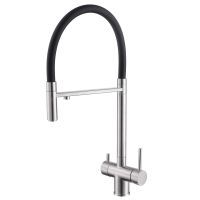 Смеситель ABBER Wasser Kreis AF81141SP для кухни с подключением фильтра и выдвижной лейкой, сатин схема 1 Смеситель ABBER Wasser Kreis AF81141SP для кухни с подключением фильтра и выдвижной лейкой, сатин схема 1