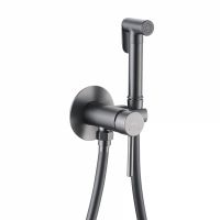 Смеситель ABBER Wasser Kreis AF8125NG с гигиеническим душем, никель схема 1