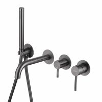 Смеситель ABBER Wasser Kreis AF8130NG для ванны скрытого монтажа, никель схема 1