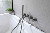 Смеситель ABBER Wasser Kreis AF8130NG для ванны скрытого монтажа, никель схема 4