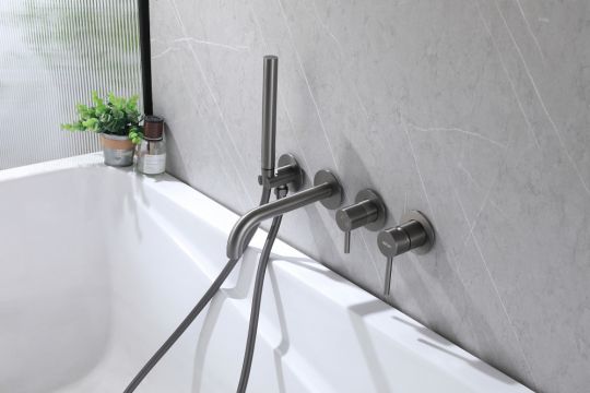 Смеситель ABBER Wasser Kreis AF8130NG для ванны скрытого монтажа, никель схема 4