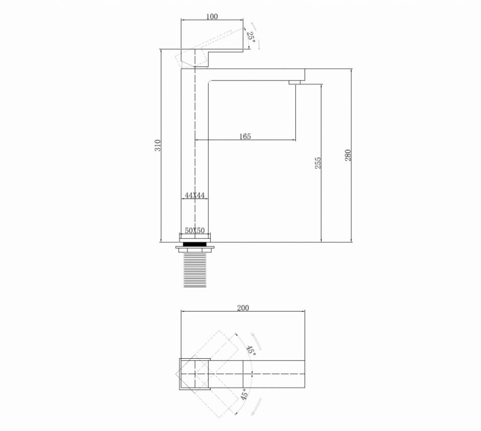 Смеситель ABBER Daheim AF8211NG для раковины, никель ФОТО