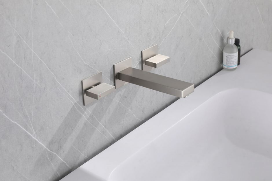 Смеситель ABBER Daheim AF82122SP для раковины скрытого монтажа, сатин ФОТО