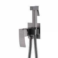 Смеситель ABBER Wasserfall AF8625NG с гигиеническим душем, никель схема 1