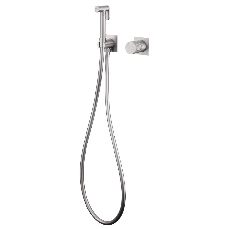 Смеситель ABBER Rund AF8725SP с гигиеническим душем, сатин ФОТО