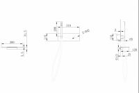 Смеситель ABBER Rund AF8731SP для ванны скрытого монтажа, сатин схема 2