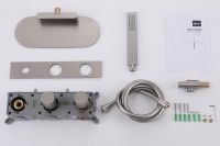 Смеситель ABBER Rund AF8731SP для ванны скрытого монтажа, сатин схема 4