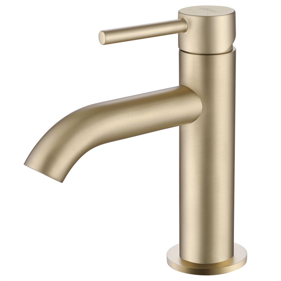 Изображение Смеситель ABBER Wasser Kreis AF8110G для раковины, золото матовое