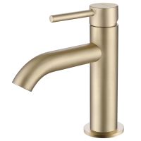 Смеситель ABBER Wasser Kreis AF8110G для раковины, золото матовое схема 1