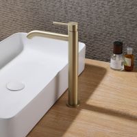 Смеситель ABBER Wasser Kreis AF8111G для накладной раковины, золото матовое схема 3