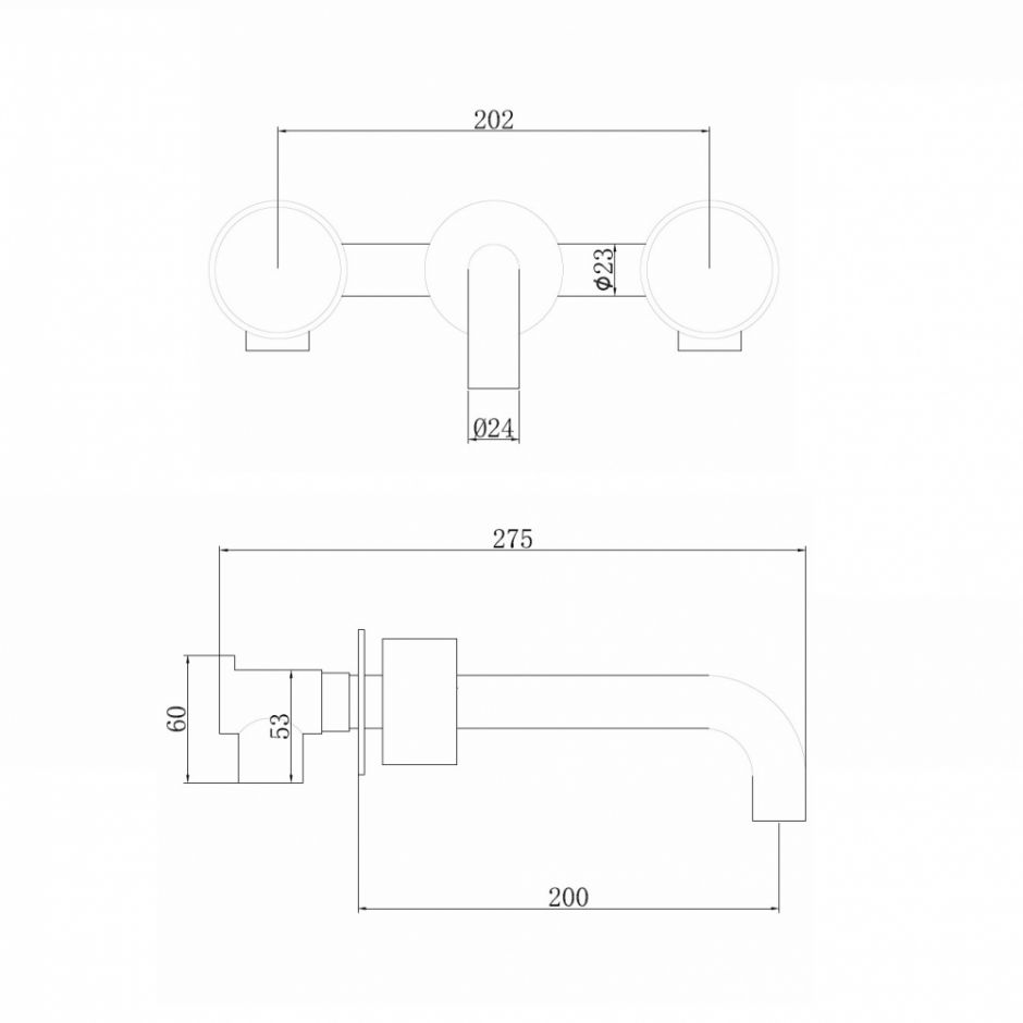 Смеситель ABBER Wasser Kreis AF81122G для раковины скрытого монтажа, золото матовое ФОТО
