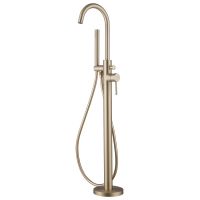 Смеситель ABBER Wasser Kreis AF8115G напольный для ванны, золото матовое схема 1