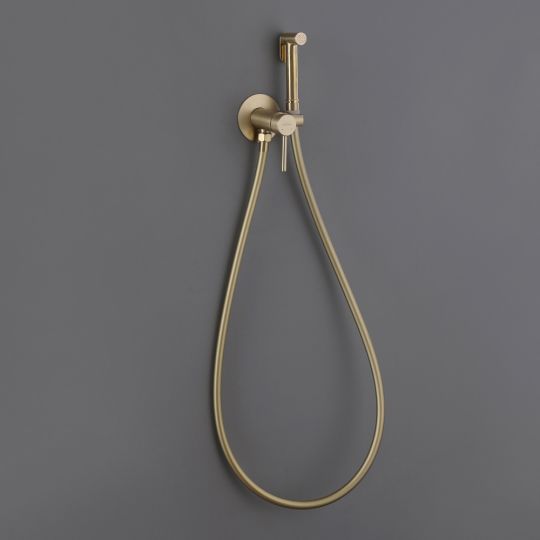 Смеситель ABBER Wasser Kreis AF8125G с гигиеническим душем, золото матовое схема 4 Смеситель ABBER Wasser Kreis AF8125G с гигиеническим душем, золото матовое схема 4