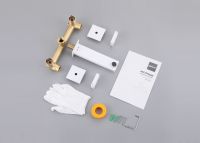 Смеситель ABBER Daheim AF82122W для раковины скрытого монтажа, белый матовый схема 4