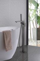 Смеситель ABBER Daheim AF8215NG напольный, никель схема 3