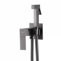 Смеситель ABBER Daheim AF8226NG с гигиеническим душем, никель схема 1