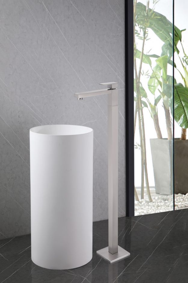 Смеситель ABBER Daheim AF8241SP напольный для раковины, сатин ФОТО