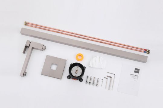 Смеситель ABBER Daheim AF8241SP напольный для раковины, сатин схема 4