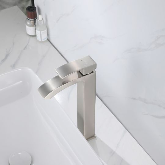 Смеситель ABBER Wasserfall AF8611SP для накладной раковины, сатин схема 3