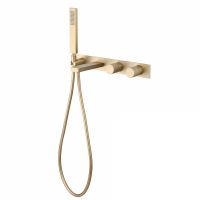 Смеситель ABBER Rund AF8730G для ванны скрытого монтажа, золото матовое схема 3