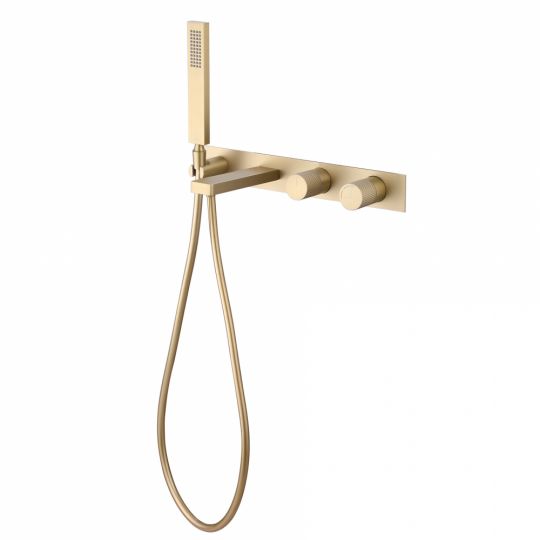 Смеситель ABBER Rund AF8730G для ванны скрытого монтажа, золото матовое схема 3