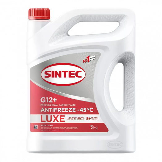 Sintec Antifreeze Luxe G12+ red -45 °С, 5кг