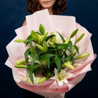 Букет из 5 лилий