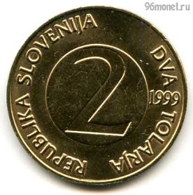 Словения 2 толара 1999