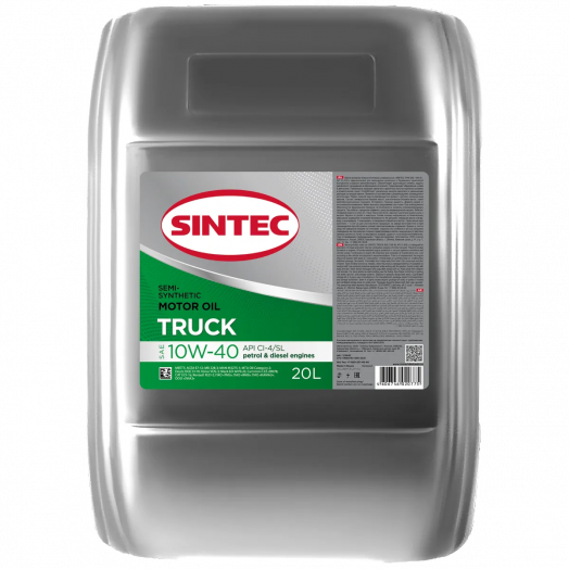 Sintec Truck 10W-40 CI-4/SL, 20л