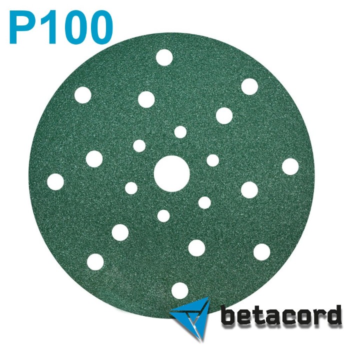 Betacord Malahit P100 Абразивный круг D150мм. 21 отверстие, в упаковке 100шт.