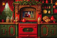 Фон стена "New year wall №46"