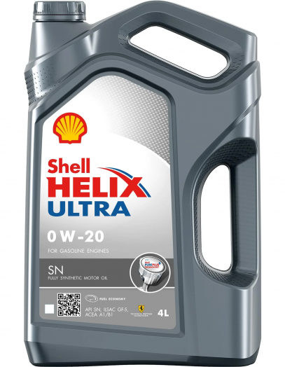 Shell Helix Ultra SN 0W-20, 4л