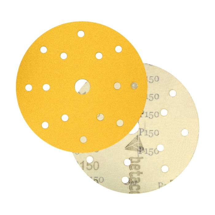 Betacord Yellow Diamond P150 Круг шлифовальный бумажный 15 отв. D150мм., в упаковке 100шт.