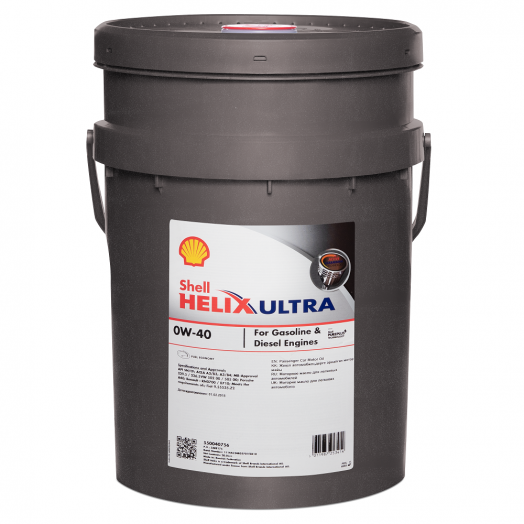 Shell Helix Ultra 0W-40, 20л