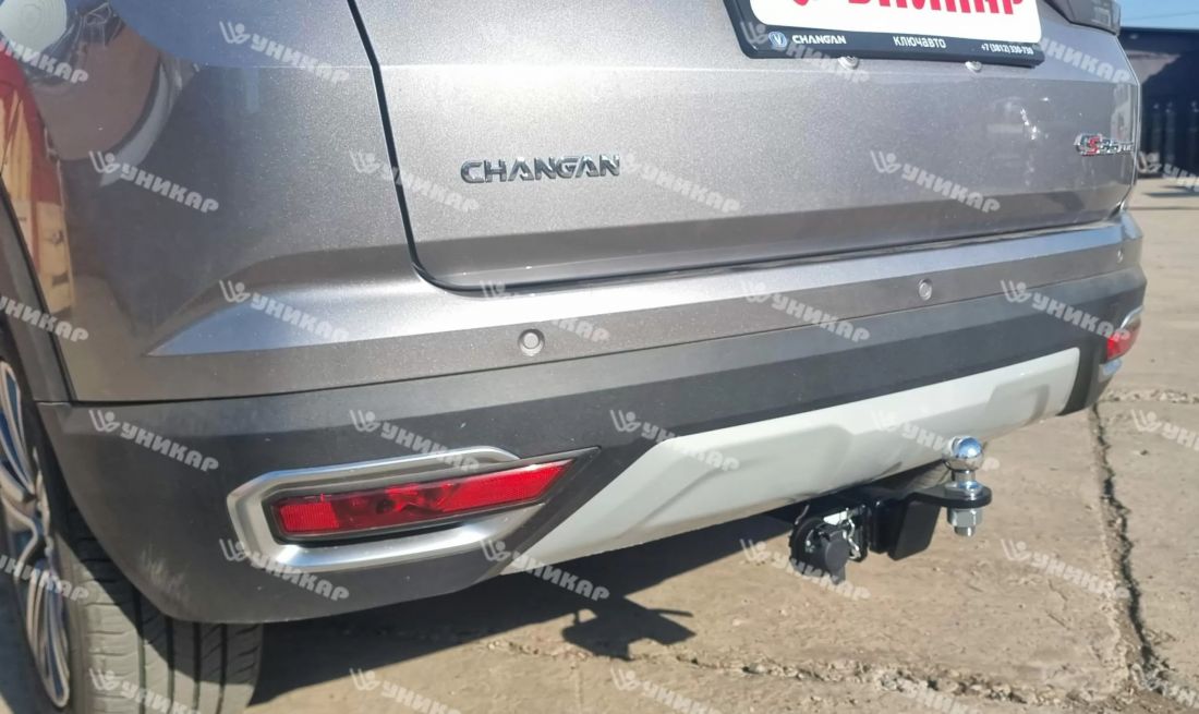 Фаркоп "Уникар" Changan CS35 Plus под квадрат