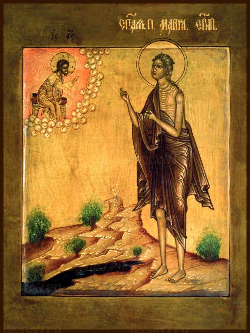 Икона Мария Египетская (Премиум UV-печать)(ЮДД-463)