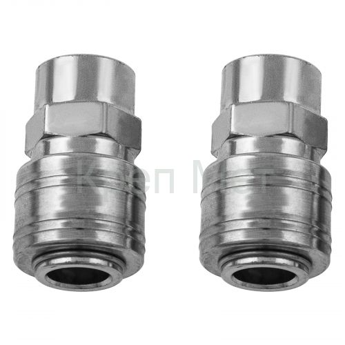 Муфта универсальная быстросъемная ("мама") 1/4, внутренняя резьба, 2 шт, Stels