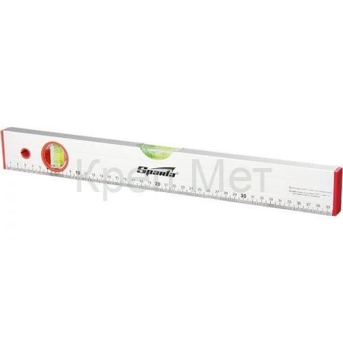 Уровень алюминиевый, 1200 мм, 2 глазка, линейка Sparta