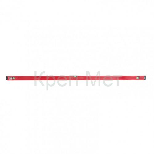 Уровень алюминиевый магнитный, 2000 мм, фрезерованный, 3 глазка (1 зеркальный) усиленный Matrix