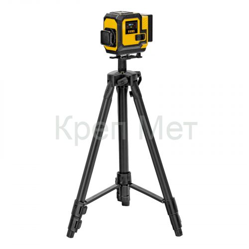 Лазерный уровень мультипризменный DLV-360-3T, 30 м, зеленый луч, Li-Ion 2,4 Aч, штатив // Denzel