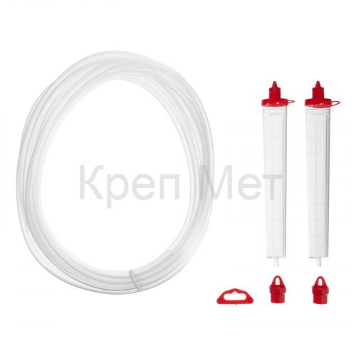 Гидроуровень,удлиненная колба, рельефная градуировка, 7м Matrix