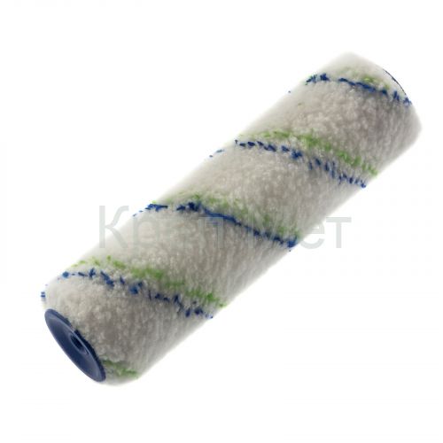 Валик сменный "Водные краски", 180 мм, ворс 12 мм, D - 36 мм, D ручки - 6 мм, полиэстер Сибртех